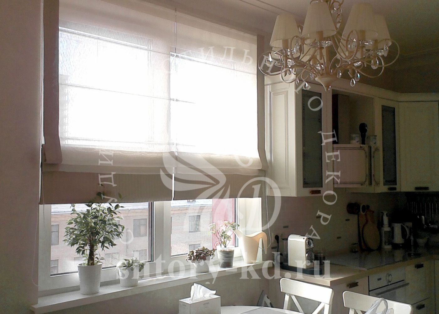 Дизайн и пошив штор в кухню на заказ в Москве и Московской области