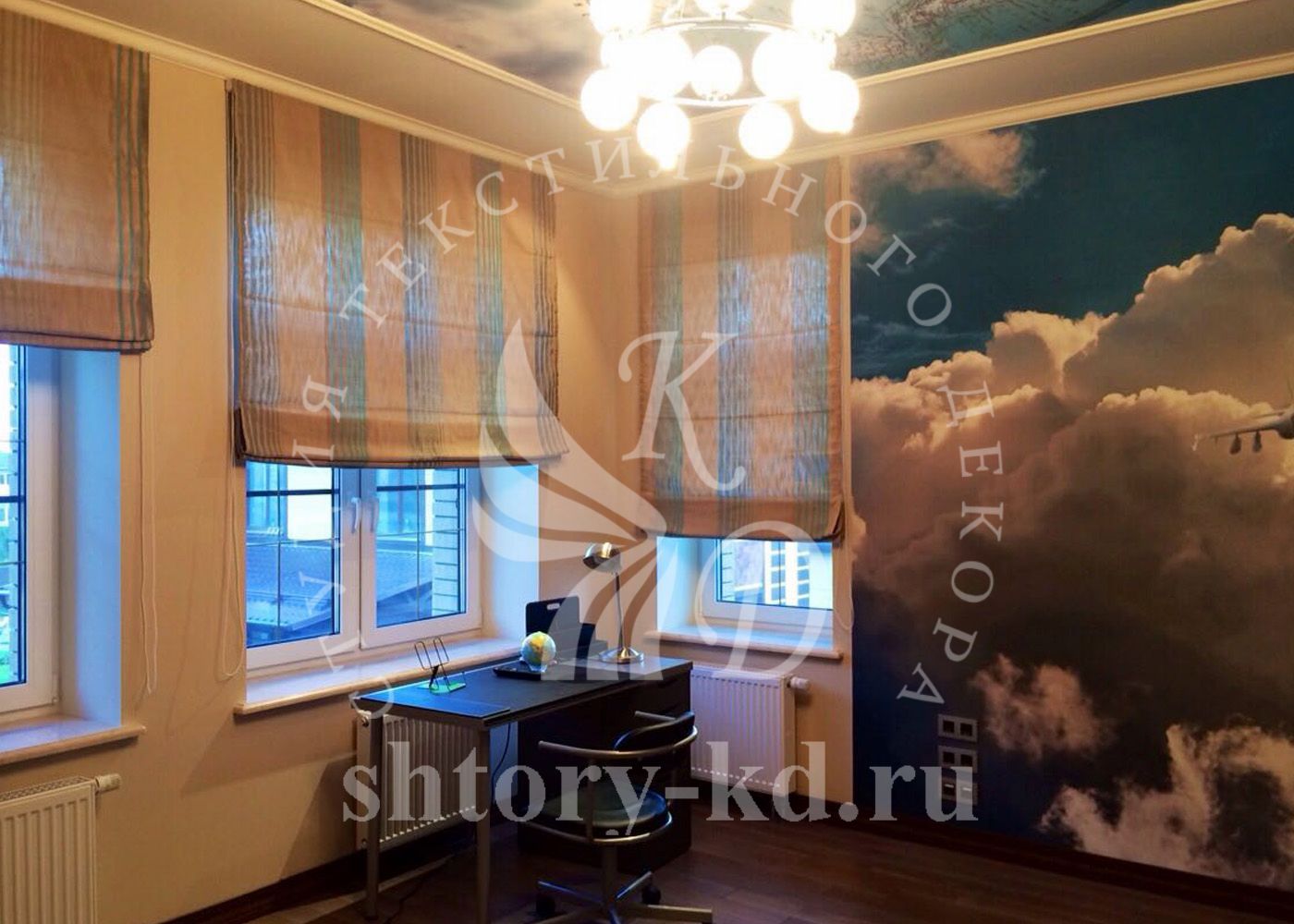 Дизайн и пошив штор в детскую комнату на заказ в Москве и Московской области