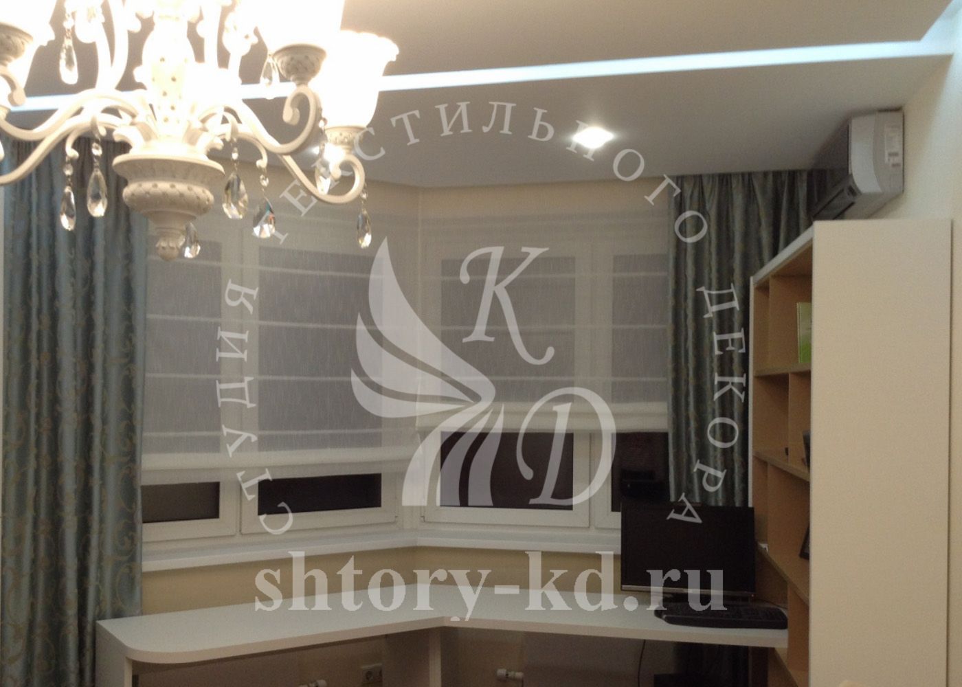 Дизайн и пошив штор в детскую комнату на заказ в Москве и Московской области