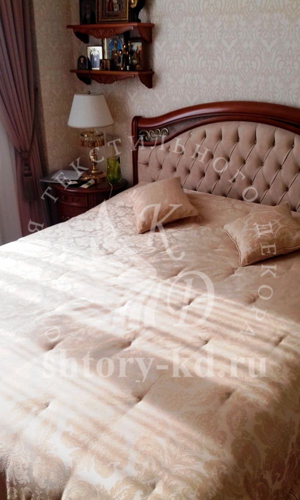 Дизайн и пошив штор в спальню на заказ в Москве и Московской области