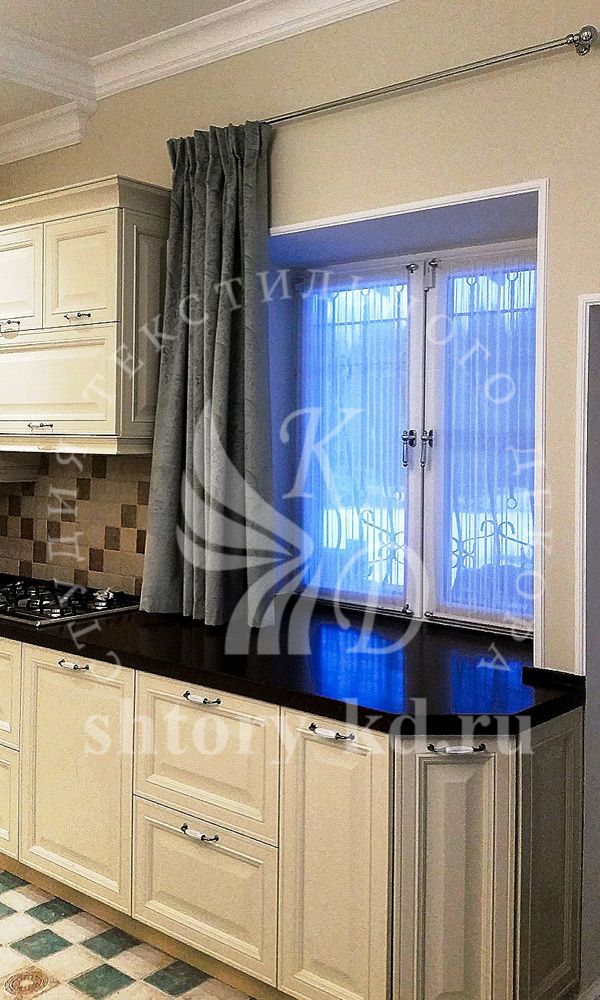 Дизайн и пошив штор в кухню на заказ в Москве и Московской области