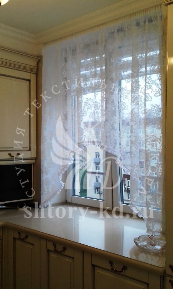 Дизайн и пошив штор в кухню на заказ в Москве и Московской области